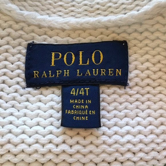 POLO RALPH LAUREN ⛵️GIRLS’ STRIPED ROLLNECK SWEATER - Picture 9 of 13